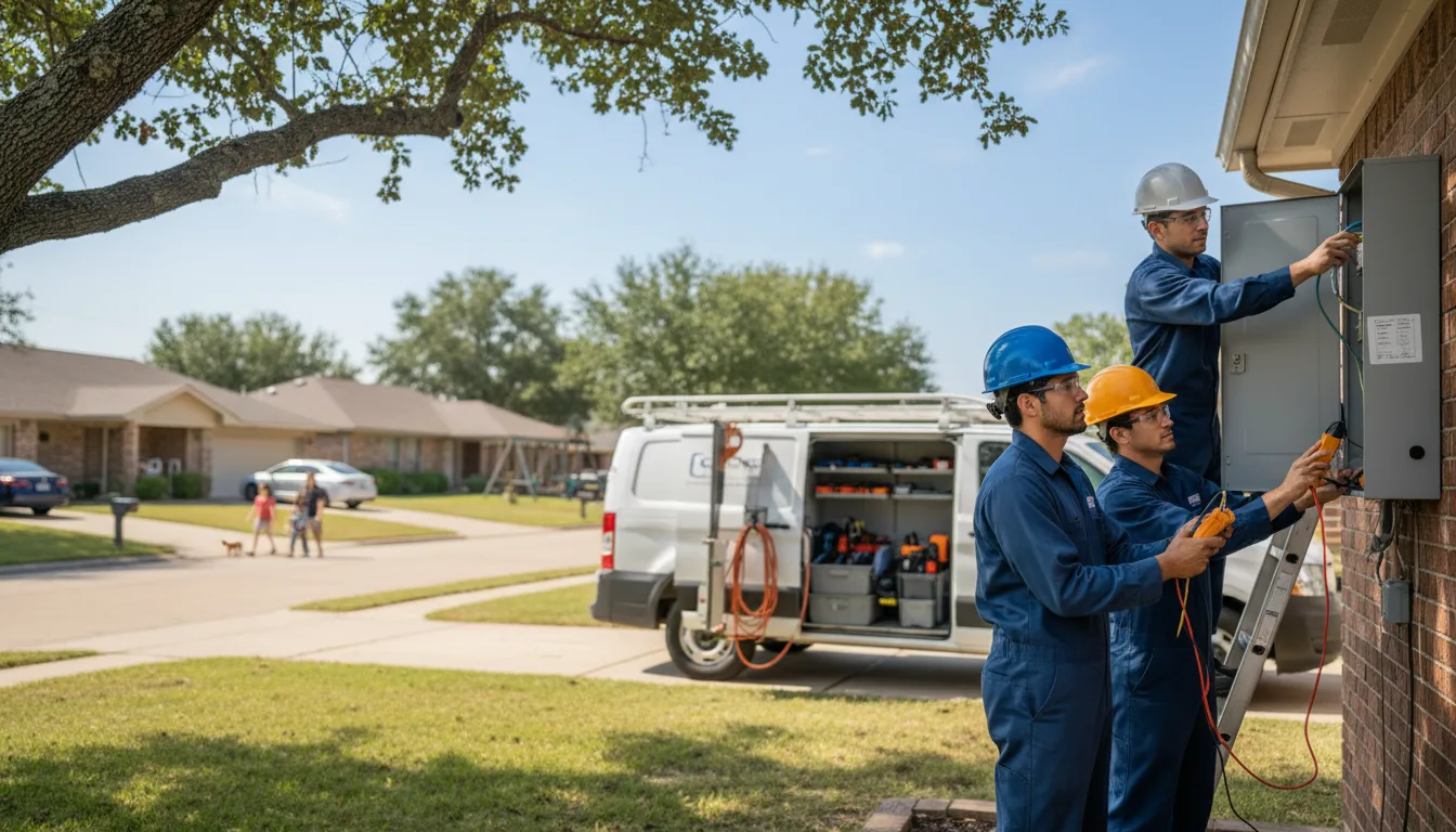 Certified electrician providing emergency electrical services in Belmore, OH